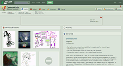 Desktop Screenshot of daemonunix.deviantart.com