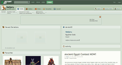Desktop Screenshot of netjeru.deviantart.com