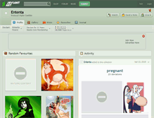 Tablet Screenshot of ententa.deviantart.com