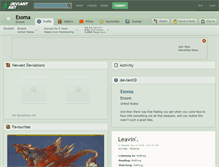 Tablet Screenshot of esoma.deviantart.com
