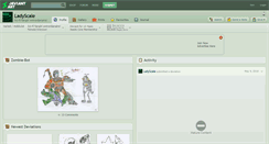 Desktop Screenshot of ladyscale.deviantart.com