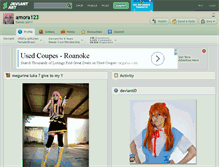 Tablet Screenshot of amora123.deviantart.com