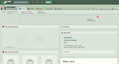 Desktop Screenshot of hamasako.deviantart.com