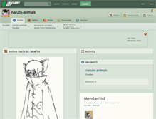 Tablet Screenshot of naruto-animals.deviantart.com
