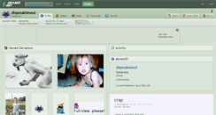 Desktop Screenshot of disposablesoul.deviantart.com