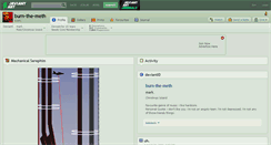 Desktop Screenshot of burn-the-meth.deviantart.com