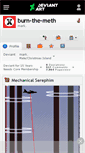 Mobile Screenshot of burn-the-meth.deviantart.com