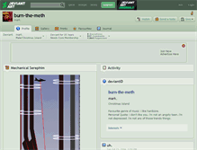 Tablet Screenshot of burn-the-meth.deviantart.com