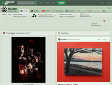 Tablet Screenshot of mcjade.deviantart.com