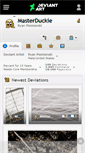 Mobile Screenshot of masterduckie.deviantart.com