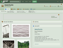Tablet Screenshot of masterduckie.deviantart.com