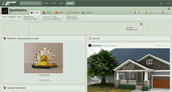 Desktop Screenshot of blackpanthro.deviantart.com