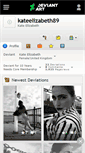 Mobile Screenshot of kateelizabeth89.deviantart.com