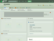 Tablet Screenshot of istvanlittle.deviantart.com