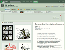 Tablet Screenshot of eric-abillama.deviantart.com
