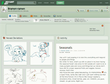 Tablet Screenshot of bramen-ramen.deviantart.com