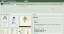 Desktop Screenshot of hazelharmony.deviantart.com