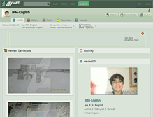 Tablet Screenshot of jrm-english.deviantart.com