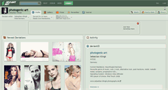 Desktop Screenshot of photogenic-art.deviantart.com