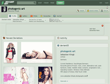 Tablet Screenshot of photogenic-art.deviantart.com