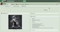 Desktop Screenshot of d3r3x.deviantart.com