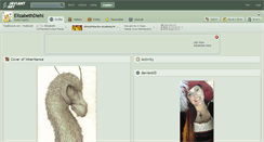 Desktop Screenshot of elizabethdiehl.deviantart.com
