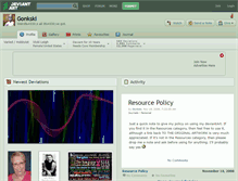Tablet Screenshot of gonkski.deviantart.com
