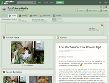 Tablet Screenshot of fox-future-media.deviantart.com