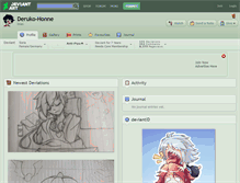 Tablet Screenshot of deruko-honne.deviantart.com