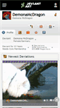 Mobile Screenshot of demonamcdragon.deviantart.com