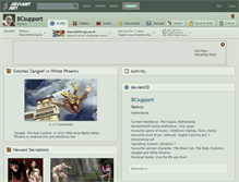 Tablet Screenshot of bcsupport.deviantart.com