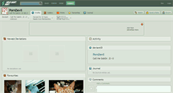 Desktop Screenshot of porndevil.deviantart.com