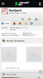 Mobile Screenshot of porndevil.deviantart.com