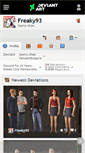 Mobile Screenshot of freaky93.deviantart.com