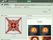 Tablet Screenshot of casteeld.deviantart.com