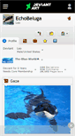 Mobile Screenshot of echobeluga.deviantart.com