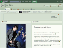 Tablet Screenshot of horse--lover.deviantart.com