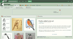 Desktop Screenshot of battlerager.deviantart.com