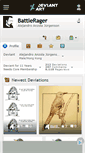 Mobile Screenshot of battlerager.deviantart.com