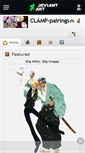 Mobile Screenshot of clamp-pairings.deviantart.com