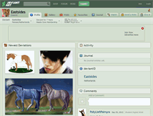 Tablet Screenshot of eastsides.deviantart.com