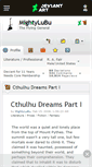 Mobile Screenshot of mightylubu.deviantart.com