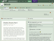 Tablet Screenshot of mightylubu.deviantart.com