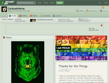 Tablet Screenshot of curiousinferno.deviantart.com