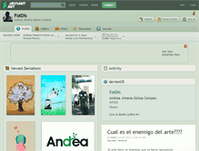 Tablet Screenshot of fotdis.deviantart.com