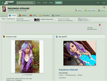 Tablet Screenshot of natymetal-altmodel.deviantart.com
