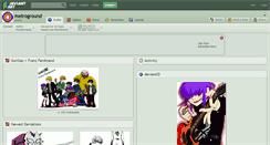 Desktop Screenshot of metroground.deviantart.com