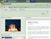 Tablet Screenshot of miss-shirahime.deviantart.com