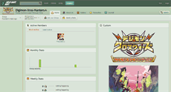 Desktop Screenshot of digimon-xros-hunters.deviantart.com