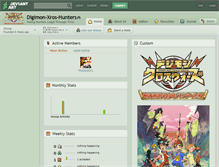 Tablet Screenshot of digimon-xros-hunters.deviantart.com